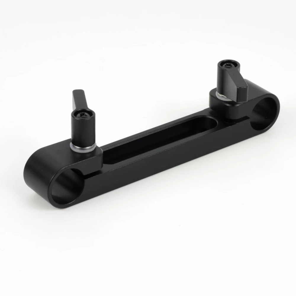 Long Attaching Mount 15mm Rod Clamp Rail Block fr 15mm Rod Camera Rig Support System LWS ARRI Armor Cage Studio Production