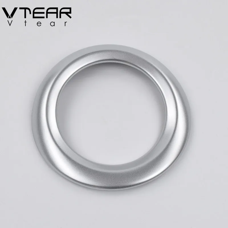 Vtear For Skoda Kodiaq headlights switch cover Chromium Styling Interior Mouldings car-styling Exterior Parts Accessories 17-21