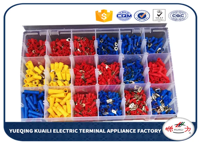 

1200pcs Insulated Terminal Assortment Kit Electrical Terminals