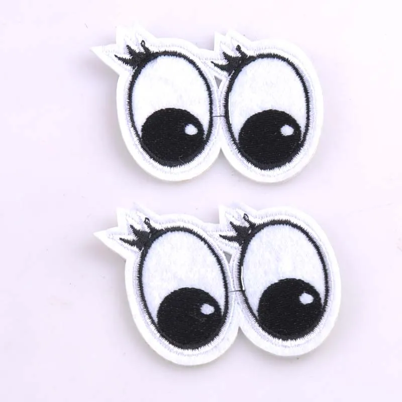 5PCs Iron On Patch DIY Eye Embroidered Patches For Clothing Fabric Badges Iron-On Sewing Patches CP0927