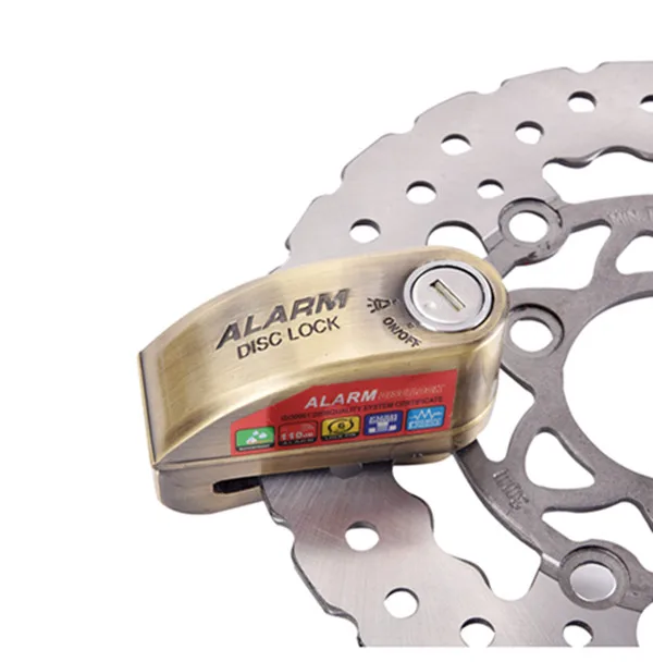 

110bd Motorbike Motorcycle Alarm Lock Bicycle Pit Bike Scooter Anti-theft Alarm Wheel Disc Brake Security Safety Siren Lock