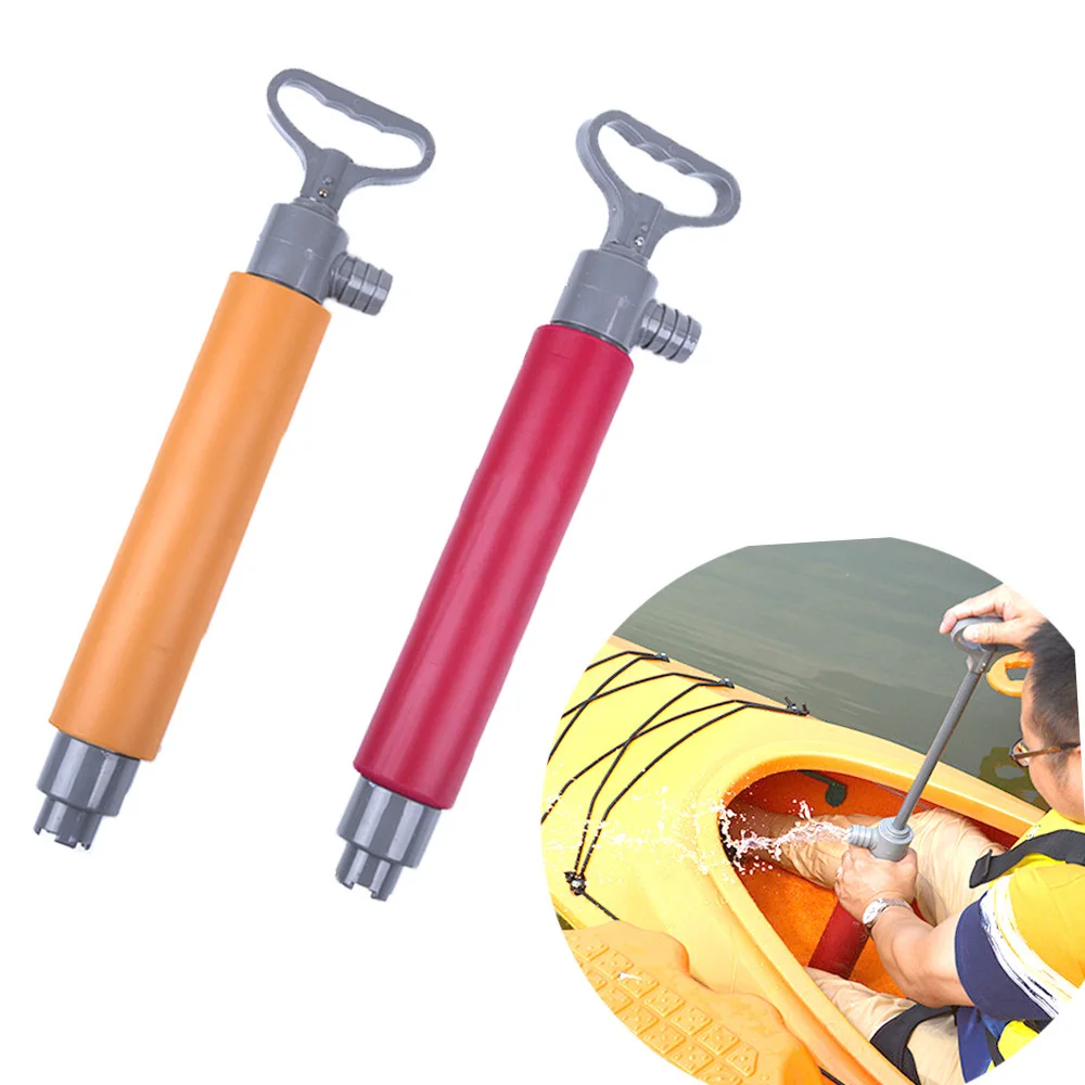 Portable Rowing Boats Canoe Kayak Hand Bilge Pump Boat Bilge Drainage Tool