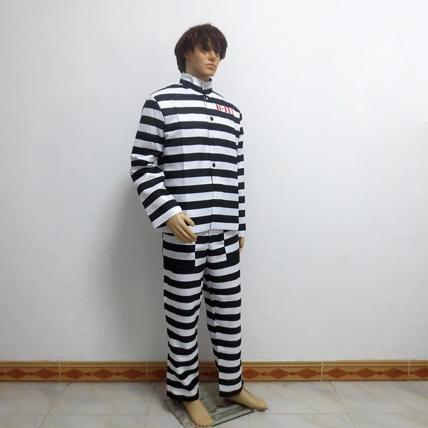 Arkham Asylum Cosplay Costume Joker Prison Clothing Christmas Party Halloween Uniform Cosplay Costume Customize Any Size