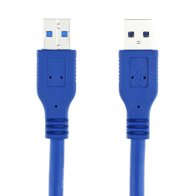 USB 3.0 to USB Cable Male to Male M/M Type A to A USB 2.0 Extension Cable Cord Line 0.3M/0.5M/1M/1.5M/1.8M/3M High Quality