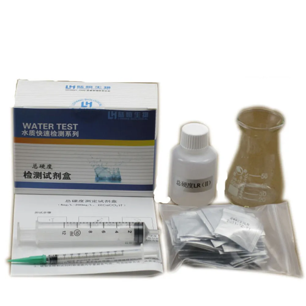 Lab 50 PCS/BOX Tests Water Quality Total Hardness Test Kit Quick Test