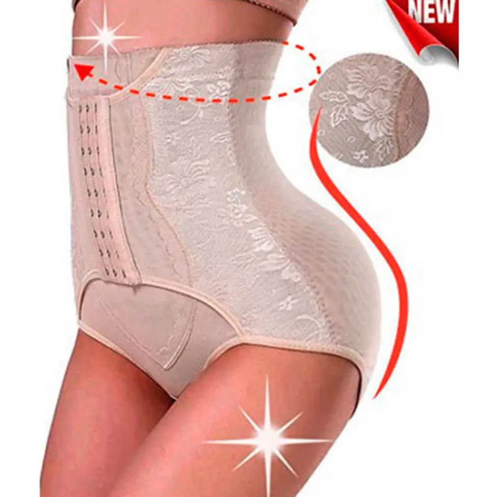 2018 Brand New Women High Waist Briefs Shapewear Panty Body Shaper Control Slim Tummy Underwear Buttocks button-down breeches