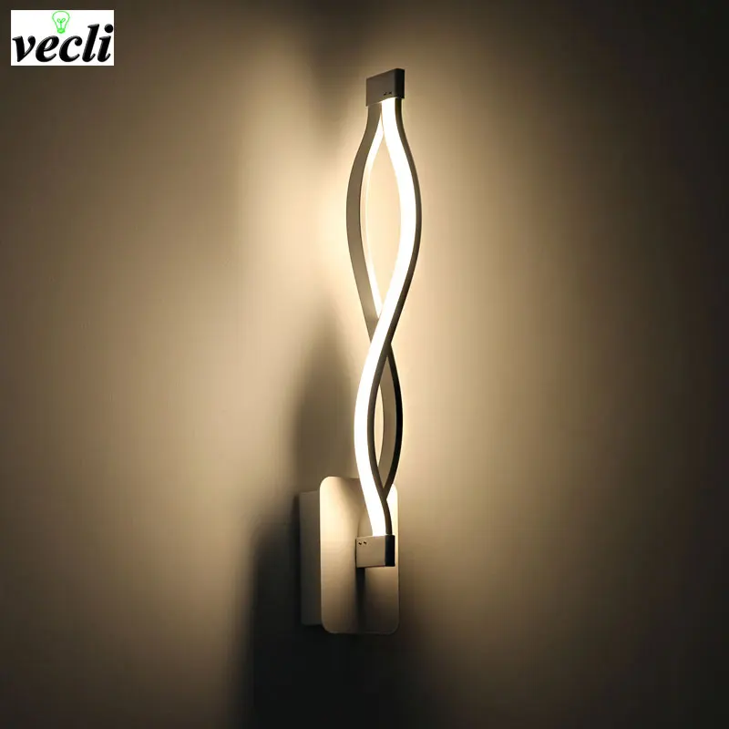LED Wall Lamp Modern Bedroom Beside Reading Wall Light Indoor Living Room Corridor Hotel Room Lighting Wall Sconce Decoration