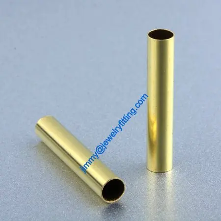 

Brass Tube Conntctors Tubes jewelry findings 4*22mm ship free 5000pcs copper tube Spacer beads