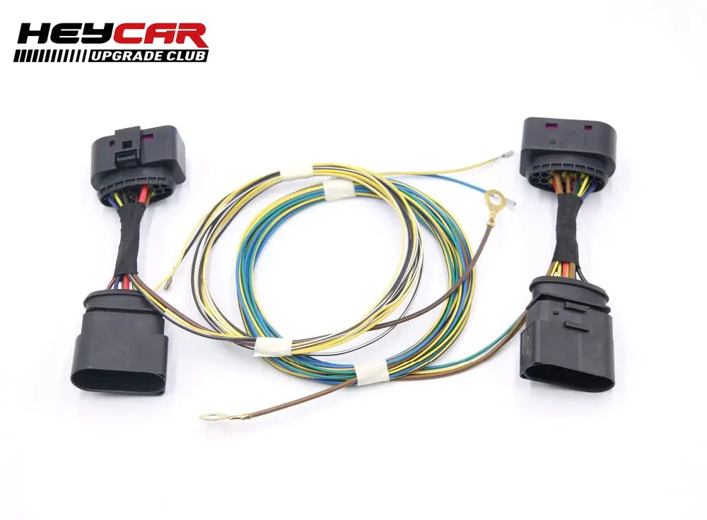 

FOR VW Golf 7 MK7 HID Xenon Headlight 10 to 14 Pin Connector Adapter harness Wire Cable