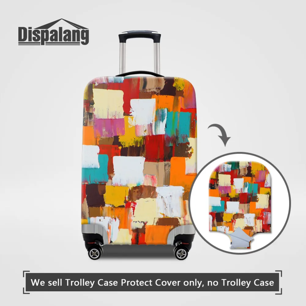 

Dispalang Case on Suitcase for Luggage Protective Covers Art graffiti Print Elastic Luggage Cover for 18 to 30 inch Trolley Case