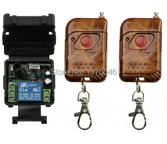 

DC12V 10A 1Channel RF Wireless Remote Control Switch/Radio Controlled Switch System Receiver and Transmitter /lamp/ window