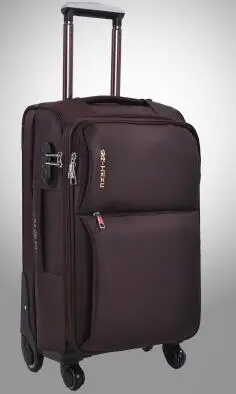 Travel Luggage Suitcase Oxford Spinner suitcase Men Travel Rolling luggage bag On Wheels  Travel Wheeled Suitcase trolley bag