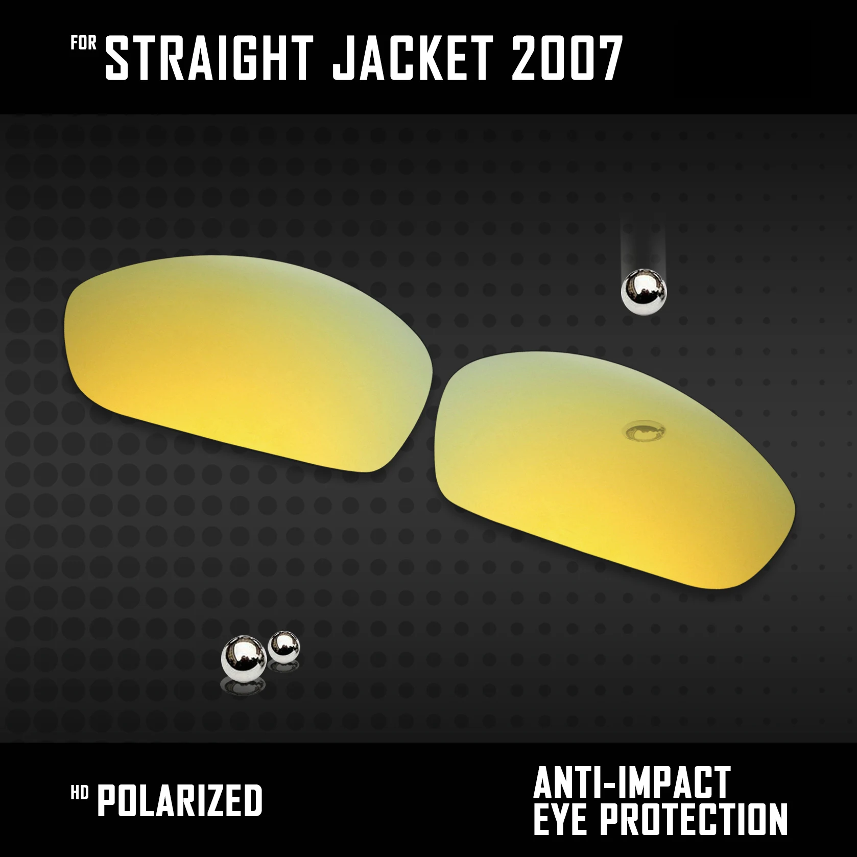 OOWLIT Lenses Replacements For Oakley Straight Jacket 2007 Sunglasses Polarized - Multi Colors
