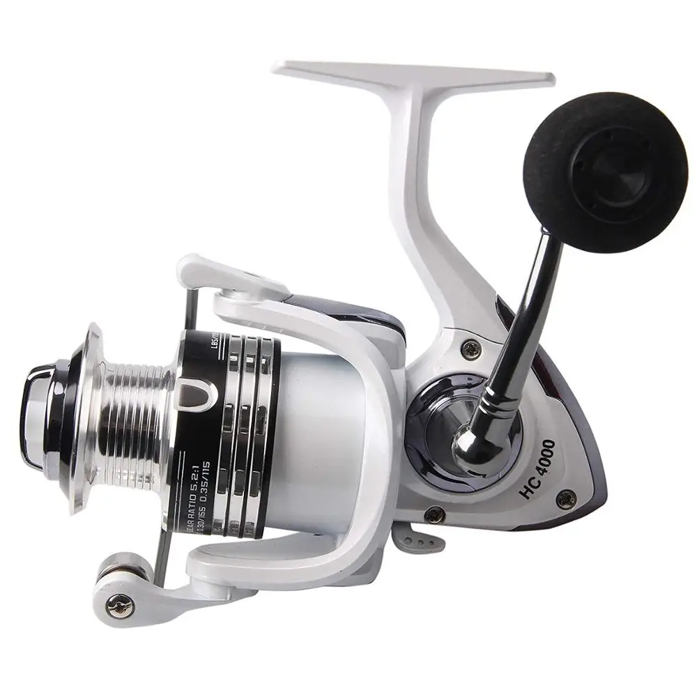 

Spinning Fishing Reel - 12+1BB Aluminum Spool Reels Left/Right Interchangeable 5.2:1 Gear Ratio Ultra Light Smooth Powerful Reel