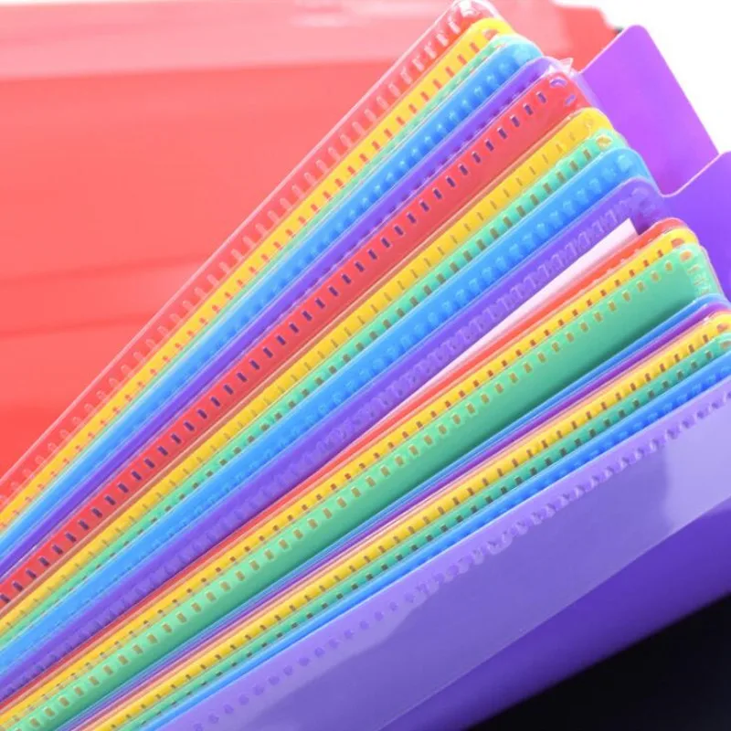 A4 New Data Book Loose-leaf Transparent Insert Bag Music Folder Piano Student Art File Folders Storage Book