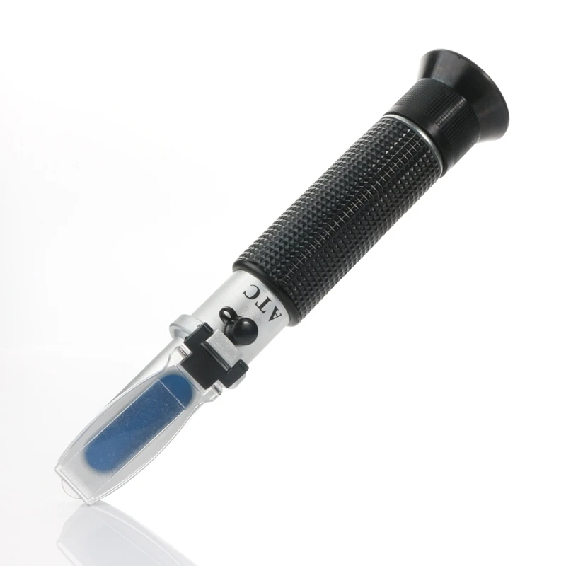 Portable Refractometer For Liquor Alcohol Content Meter 0-80% V/V ATC Durable Alcohol Concentration Refractometers Retail Box