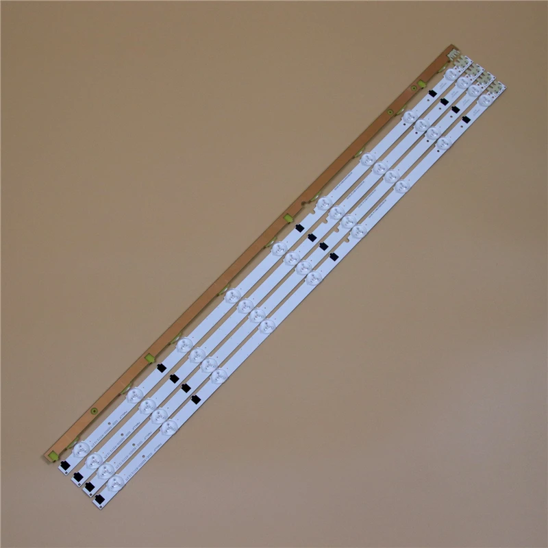 TV LED Bars For Samsung UA32F5100AR UA32F5000AR UA32F5500AR UA32F5300AJ UA32F6100AM LED Backlight Strip Kit 9 Lamp Lens 5 Bands