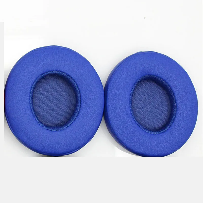 

Cushions Replacement Ear Pads For Beats Solo 2 Wireless/Wired Over Ear Headphones Earpads Cushion Protein Leather Earmuff Sh#