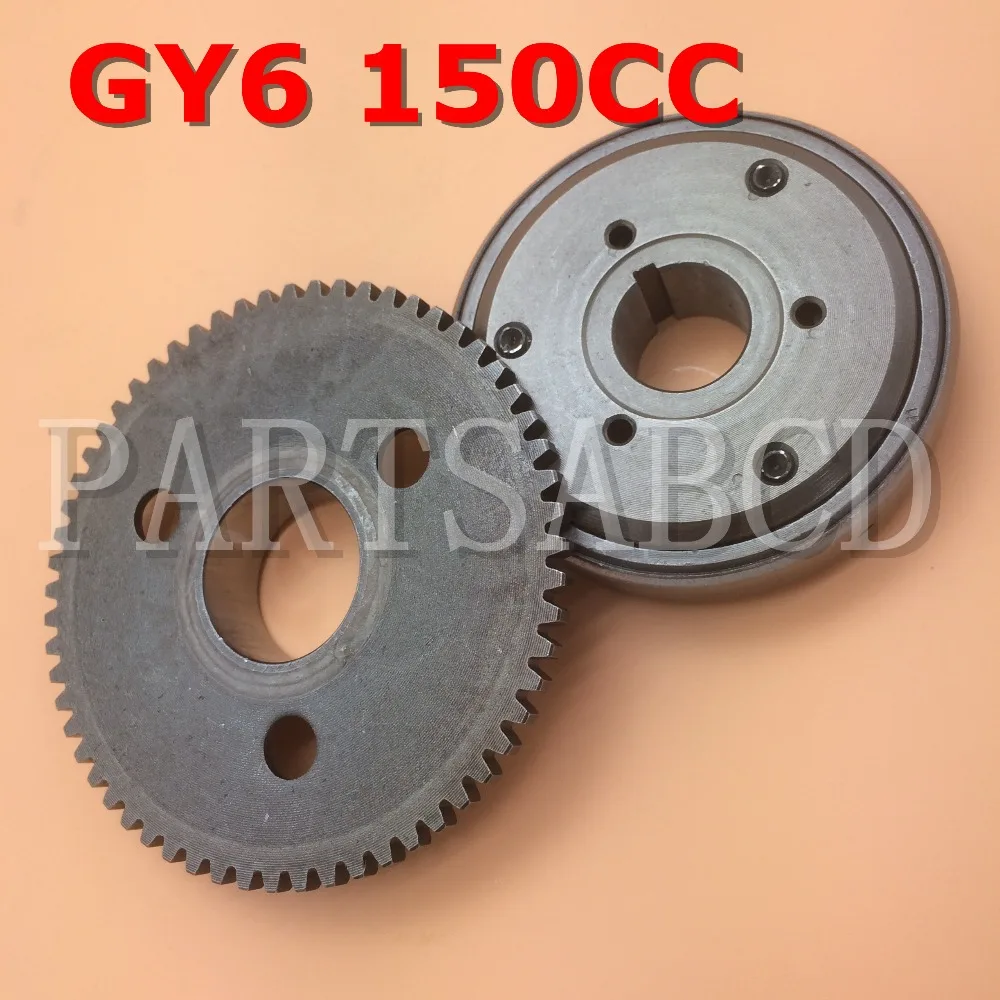 PARTSABCD GY6 150CC One Way Starter Clutch For GY6 150CC Scooter Go Kart ATV Quad