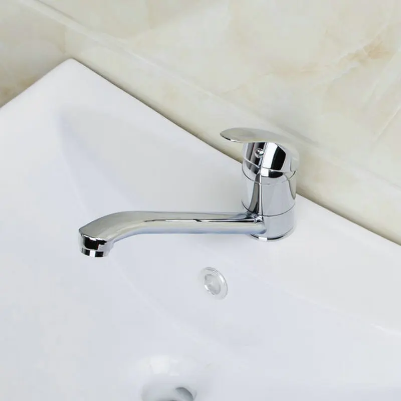 Đánh bóng Chrome Brass Bếp Vòi Xoay Bar Tàu Chìm Mixer Tap Sàn Mounted Xoay 360 Chrome Bếp Vòi