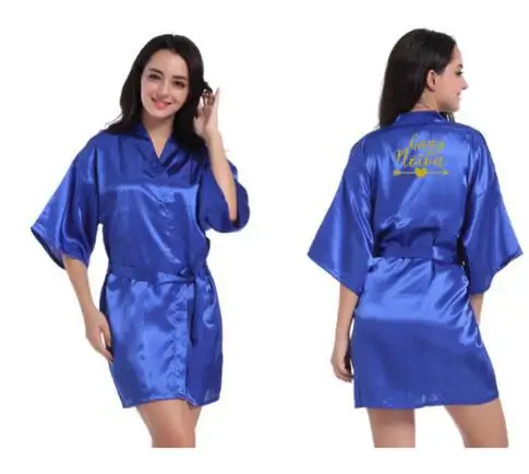 personalized Portugal noiva gang da novia robes bride to be team bride bachelor party favors robe kimono bridal gift