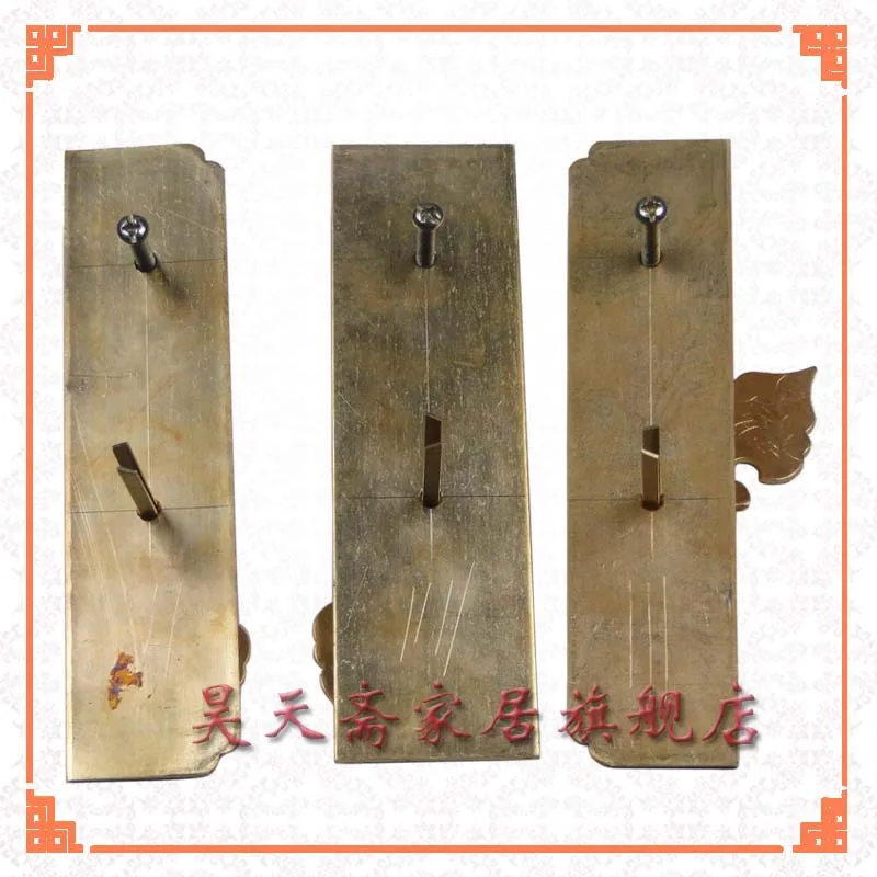 [Haotian vegetarian] copper straight handle / Ming and Qing antique furniture, copper fittings HTC-140, paragraph landscape