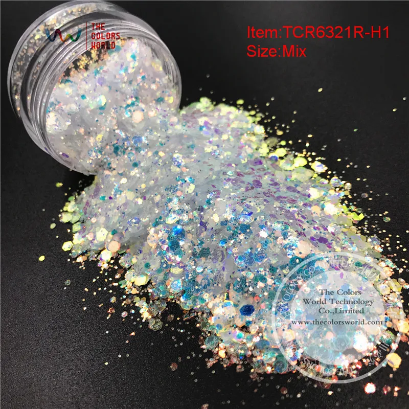 TCT-052 Christmas Snow Season Series 12 Kinds  White Colors Gliiter Spangles for Nail art Decoration Body paint  DIY Decoration