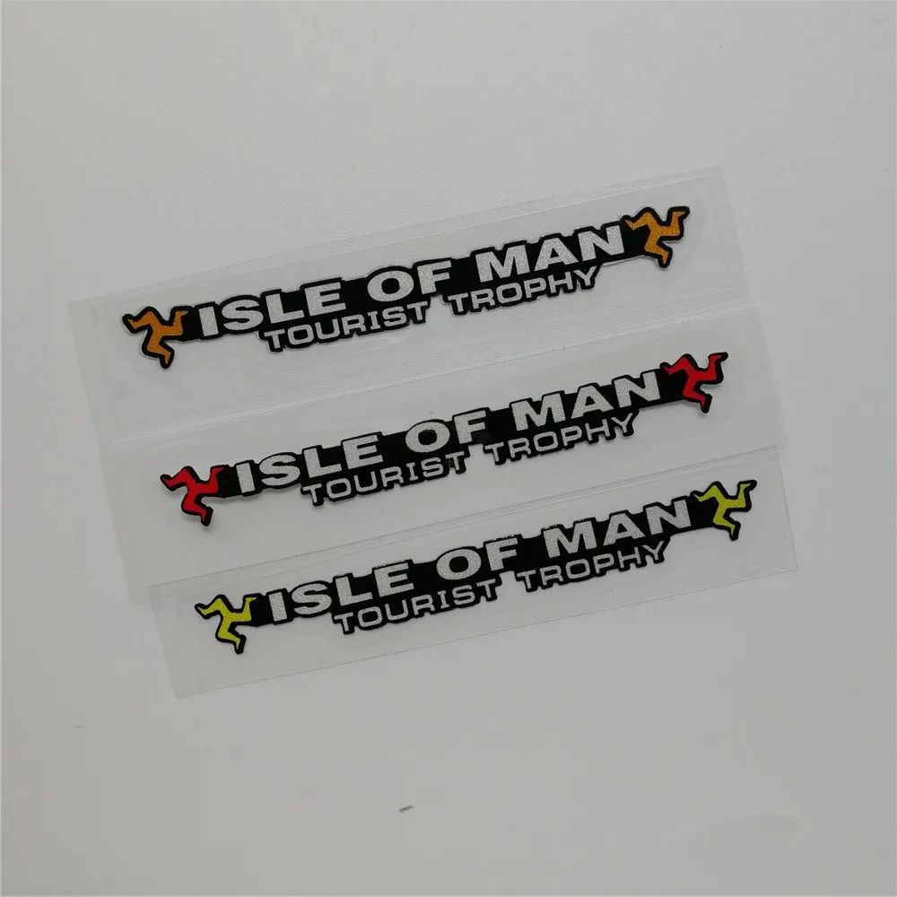 Isle Of  Man TT Sticker Motorcycle Helmet Goggles Stickers Moto Manx TT Decals Car Styling Race SBK Reflective