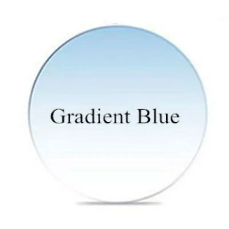 SO&EI 1.61 Index Anti Reflective Gradient MR-8 UV 400 Prescription Tint Lens Purple Pink Gray Colored Lenses