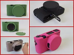 Camera Nice Soft Silicone Rubber Camera Protective Body Cover Case Skin Lens bag for Sony RX100 RX100II RX100III m3 M4 M5 M6