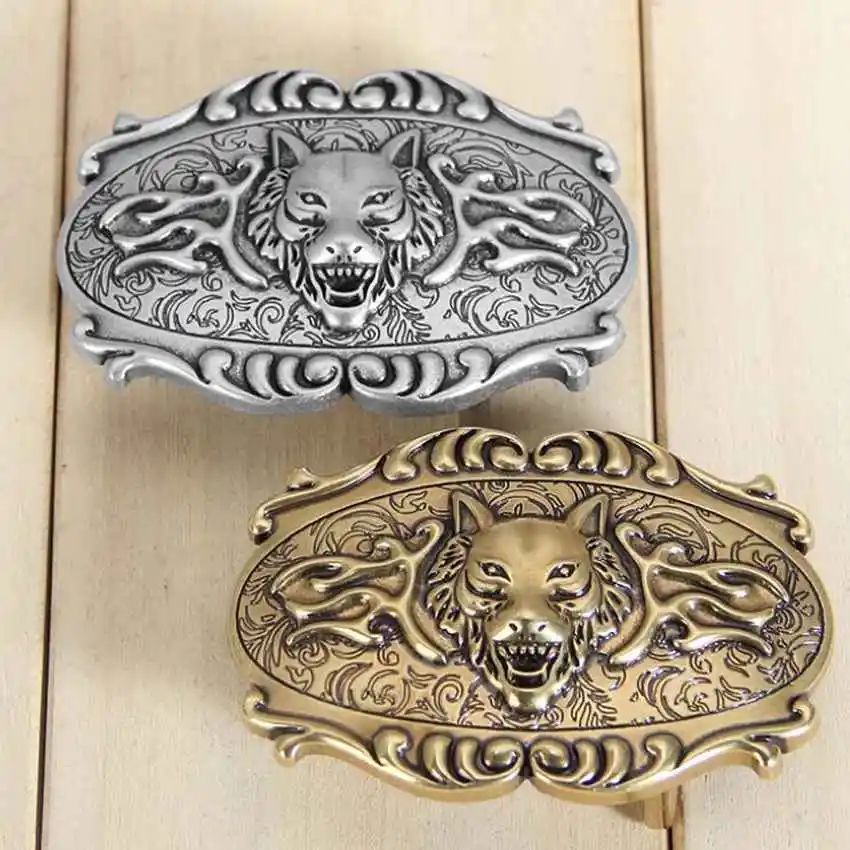 

Fashion Man's belt buckle Plate buckle Bronze Belt Buckle size:5*7cm,Suitable for 3.3-3.8cm belt NEW Belt Agio 3D animal stud