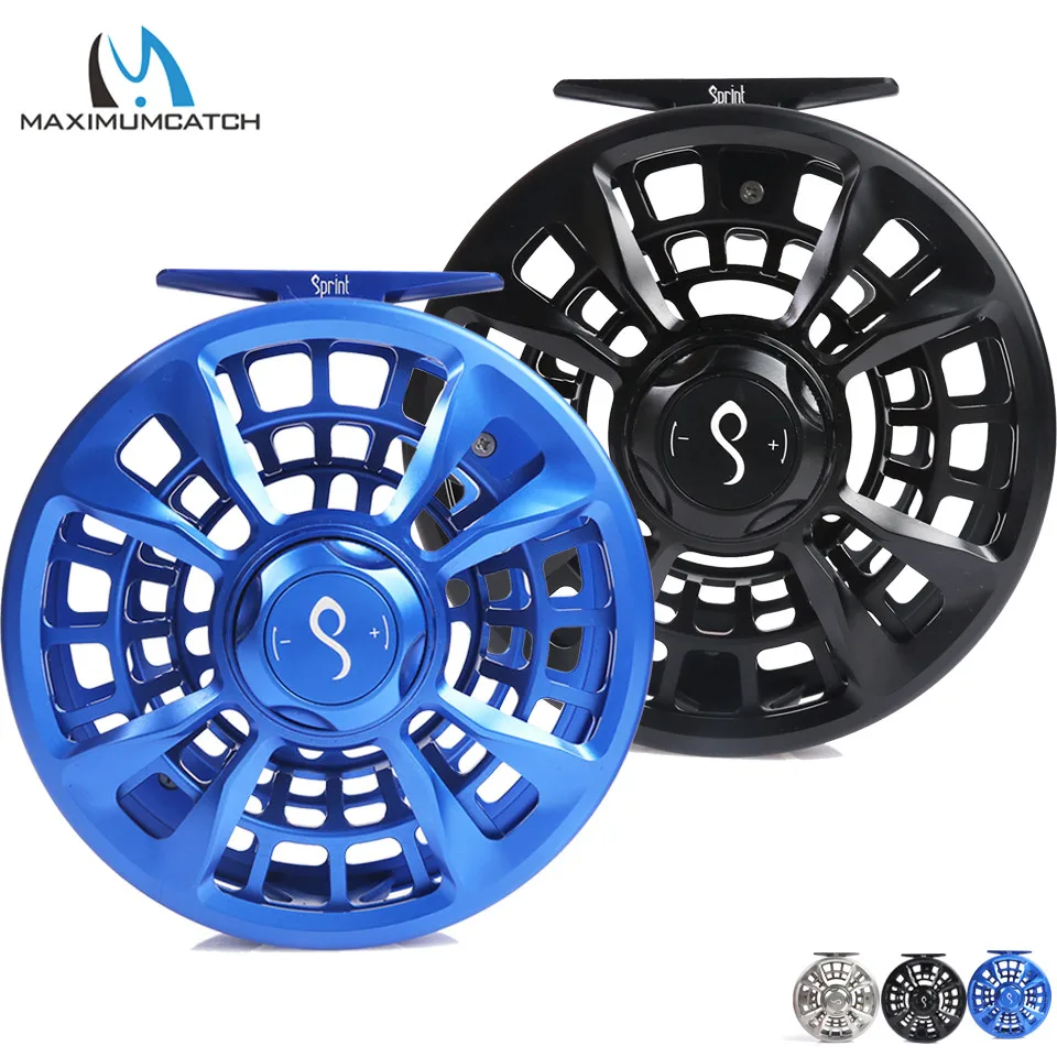 Maximumcatch SPRINT 6-11WT Expert Fully Sealed Fly Reel 100% Waterproof CNC Machined Fly Fishing Reel