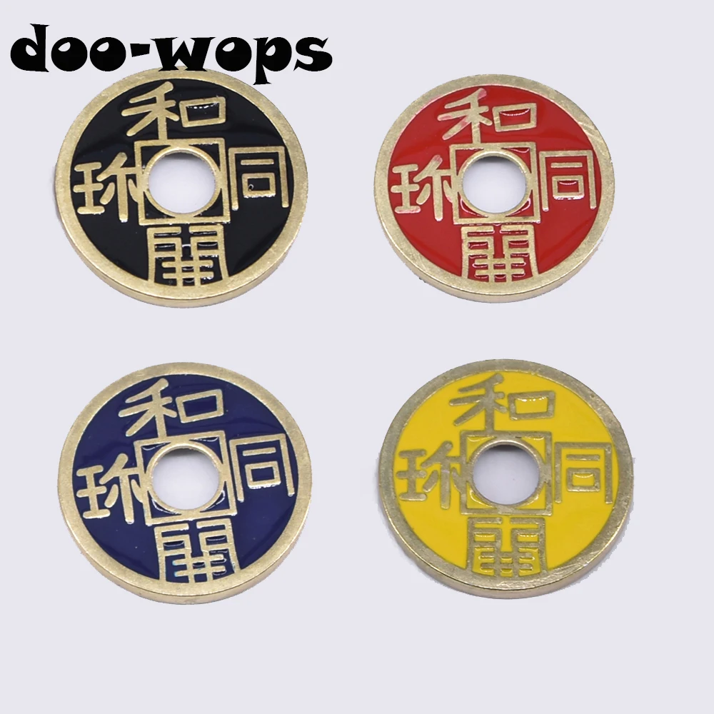 1pc Chinese Ancient Coin (Four Color Available) Magic Tricks Close Up Accessories Gimmick Illusion Appear Disappear Coin Magia