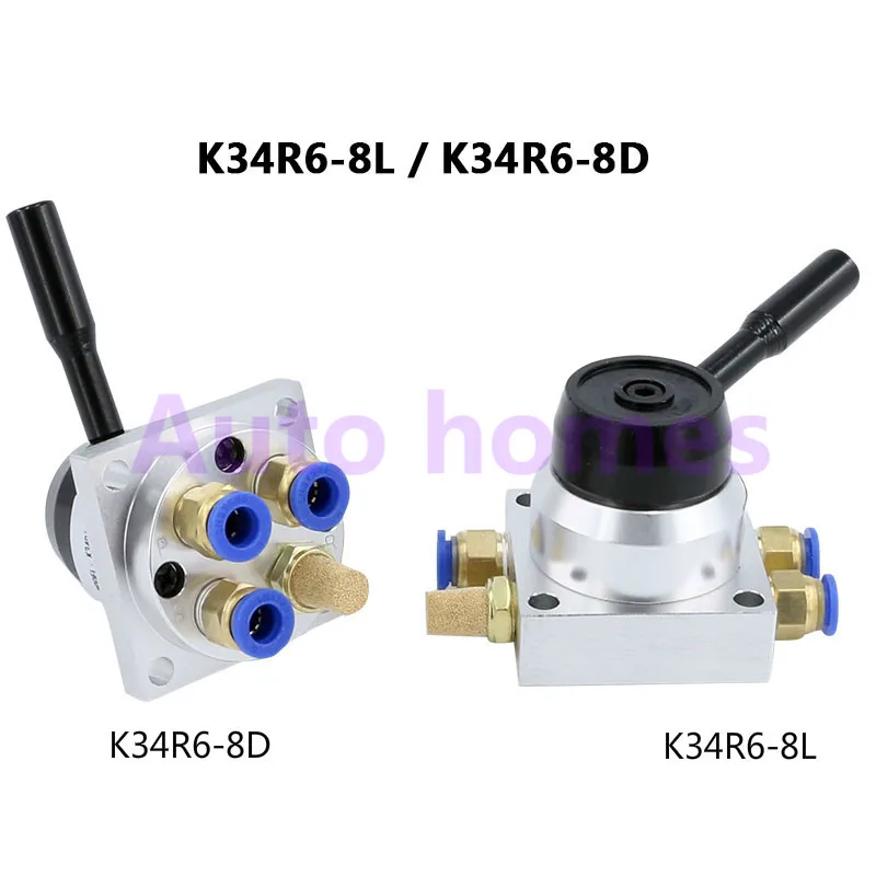 Pneumatic air hand control valve 4 way 3 position K34R6-8L K34R6-8D Port 1/4