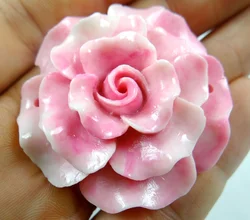 natural stone Quartz crystal Chinese Red Organic Cinnabar flower pendant for diy jewelry making necklace Accessories A29