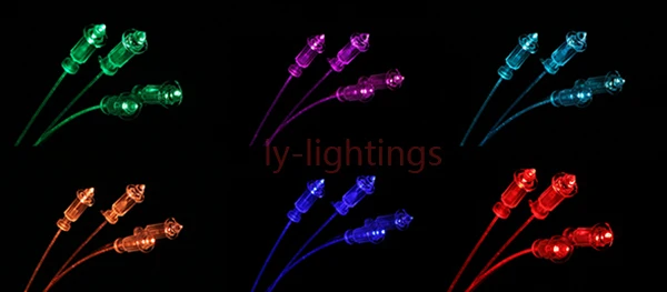 Imagem -02 - para a Luz de Fibra Óptica Iluminação da Decoração Copos Finais Chapéus Cavaletes Acessórios para Cabos de Fibras Ópticas X150 Pcs