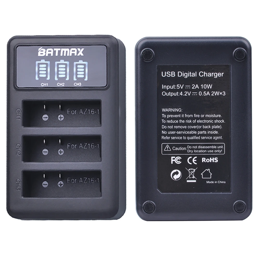 4x1400 мАч аккумулятор для оригинальных Xiaomi Yi II Xiami yi 4k Yi Lite батареи + LED USB 3 слота зарядное устройство для экшн-камеры Xiaoyi