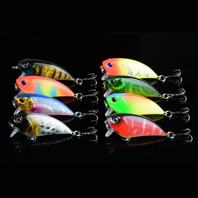 1Pcs Top water Fishing Lure 6.5g/55mm Lipless Crankbaits Hard Artificial VIB Vibration Bait Variable Depth Fishing Tackle WD-277