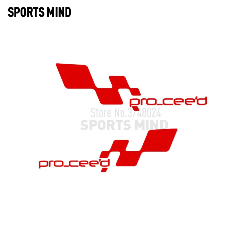1 زوج الرياضة العقل مرآة الرؤية الخلفية سيارة التصميم السيارات سيارة ملصقات مصورة لكيا CEED برو 2007-2017 GT خط اكسسوارات