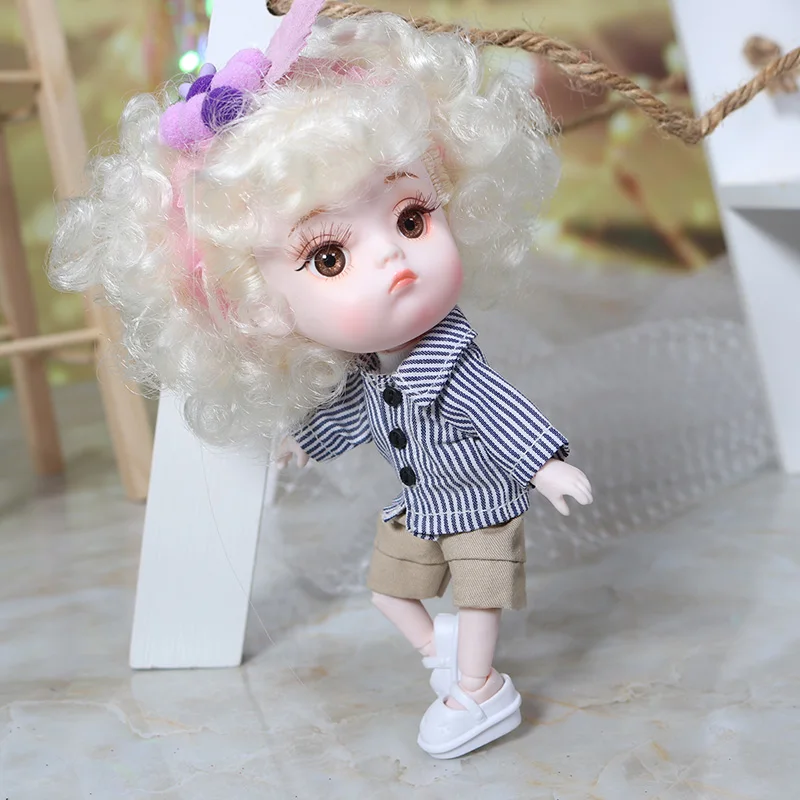 Clothes For 1/8 BJD Middle DODO ob11 doll two style suits high quality soft clothes for 20cm bjd