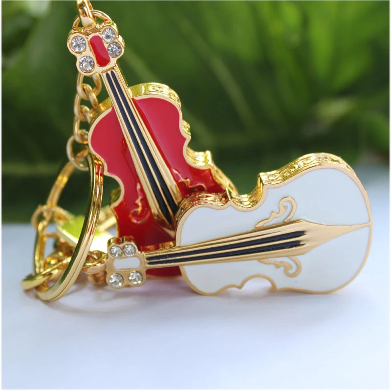 hot Guitar Usb Flash Drive High Speed Violin Crystal 8GB 16GB 32GB Memory Usb Stick 2.0 Pen Drive Metal guitar Pendrive For PC