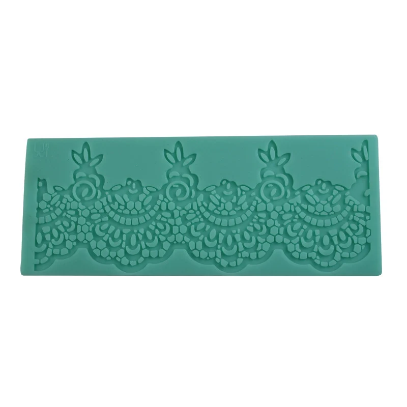 Hot sale DIY Cake Decorating Tool Embossing Mat Silicone Mold  Sugar Lace Mat Fondant Cake Lace Embossed Cake Mold