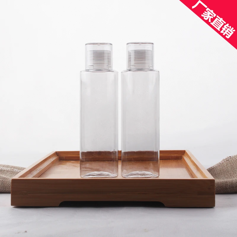 

Free Shipping Capacity 150ml 40pcs/lot Flat shoulder ,double-covered bottles, plastic containers points bottling