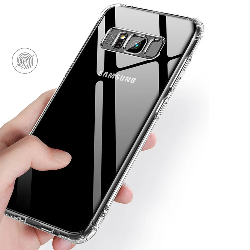 Clear Transparent Soft TPU Case For Samsung Galaxy Note 9 8 S9 S8 Plus S7 Edge J2 Prime J5 Pro J7 2017 A6 A8 2018 Silicone Cover