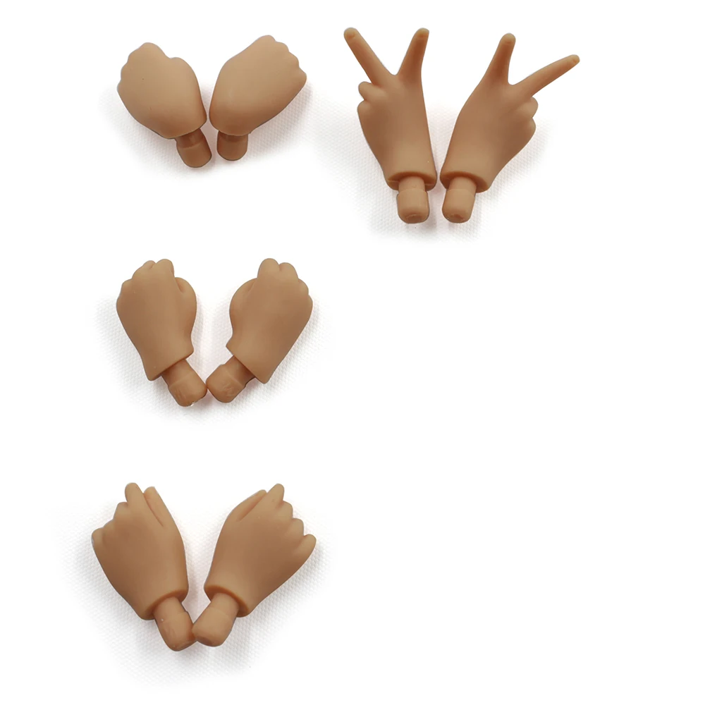 Blyth doll joint body tan skin without wig Suitable for transforming the wig and make up for her about 30cm girl boy doll