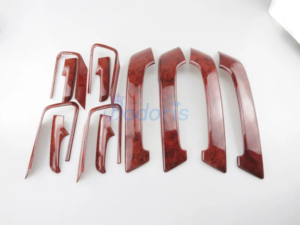 

For Toyota Land Cruiser 150 Prado LC150 FJ150 2010-2018 Interior Wooden Handle Bowl Insert Trim Panel Car-Styling Accessories