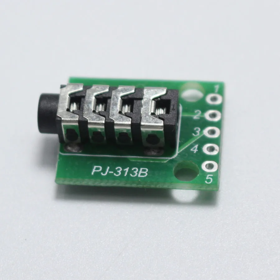 1 個 3.5 ヘッドフォンジャック PCB ボード付き 3.5 ミリメートル 4 極