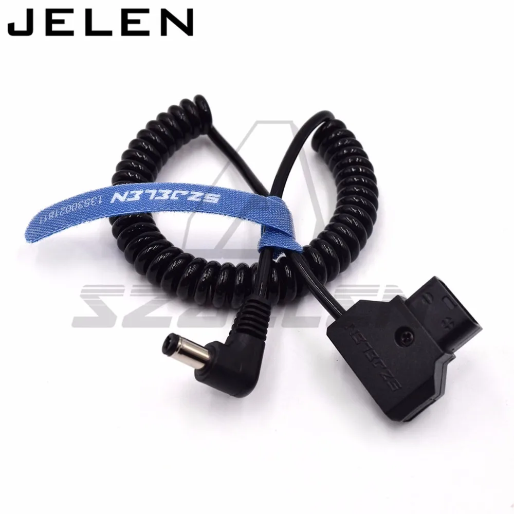 Kabel D-Tap męski do kąta prostego DC 5,5x2,5 mm do aparatu DSLR Rig Power V-Mount Anton, przewód monitora aparatu