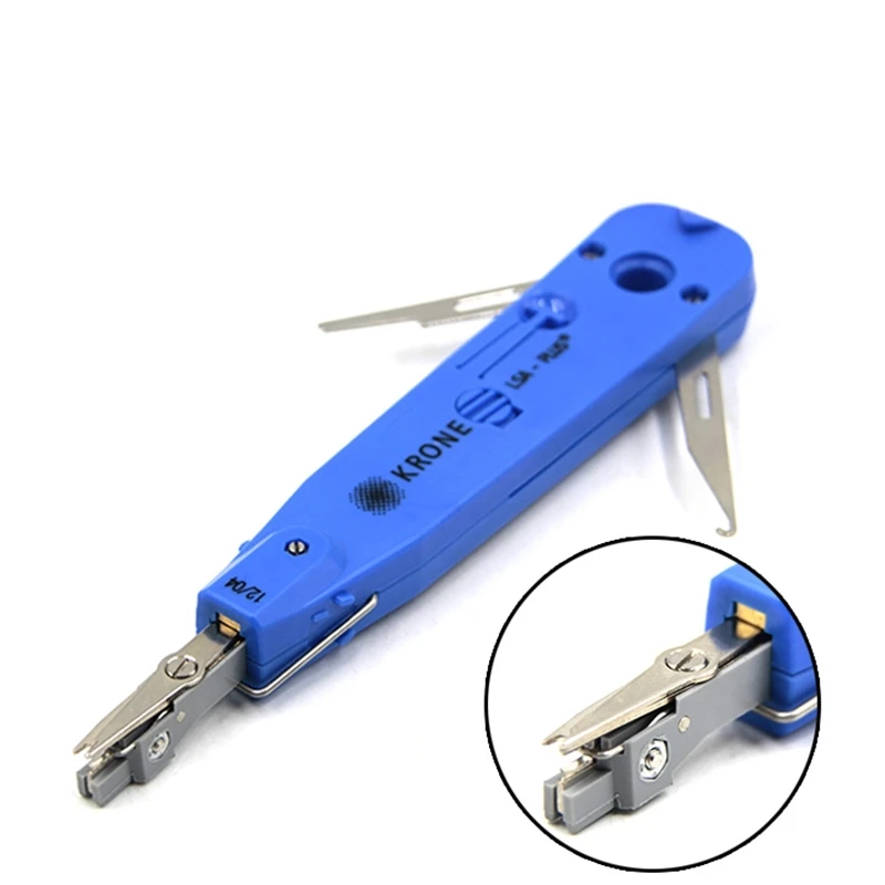 Punch Down Tool Kit with Sensor for Telecom Phone Wire RJ11 Ethernet LAN Network Cat5 RJ45 Cable Portable ELINK