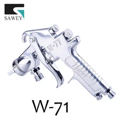 SAWEY W-71 0.8/1.0mm Air hand Spray Paint Gun Pistol PRESSURE Feed Paint Sprayer,FREE SHIPPING